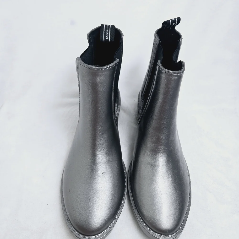 EMU Australia Ellin Waterproof Rainboot Silver